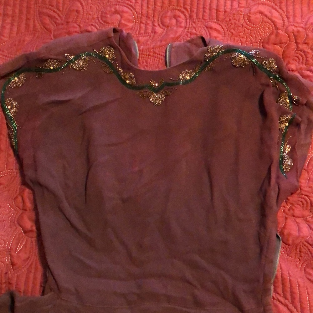 Vintage cocktail dress with sequins